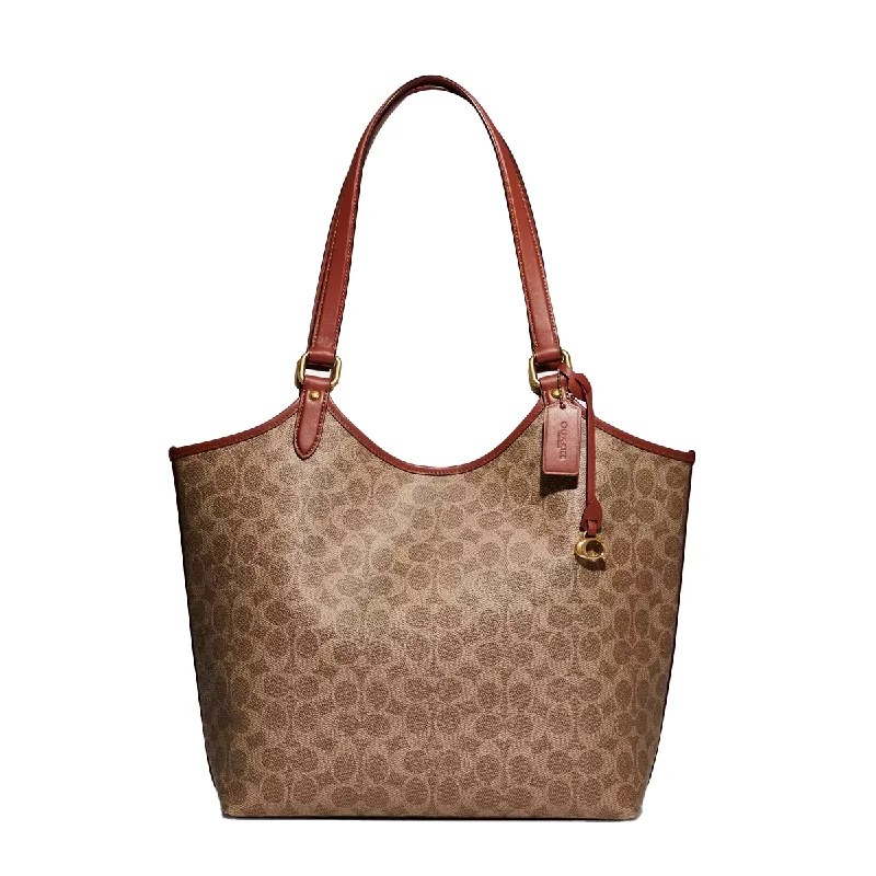 Coach Day Tote Bag In Signature Canvas