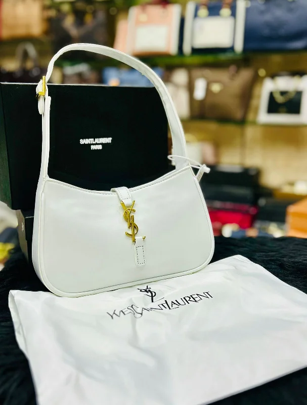 Luxurious Women Bag - YSL-Inspired Premium Quality Bag with Box & Dust Bag (White-1)