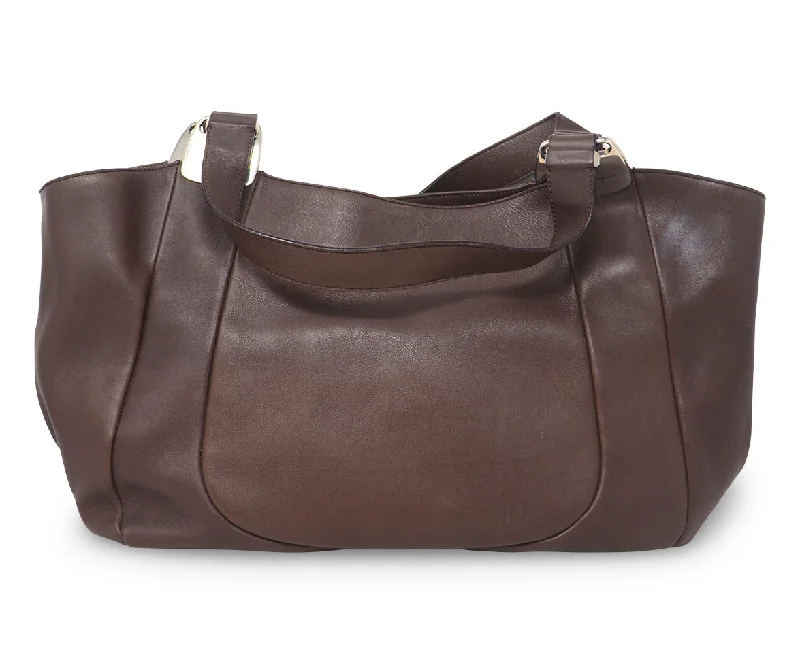 Ferragamo Brown Leather Tote