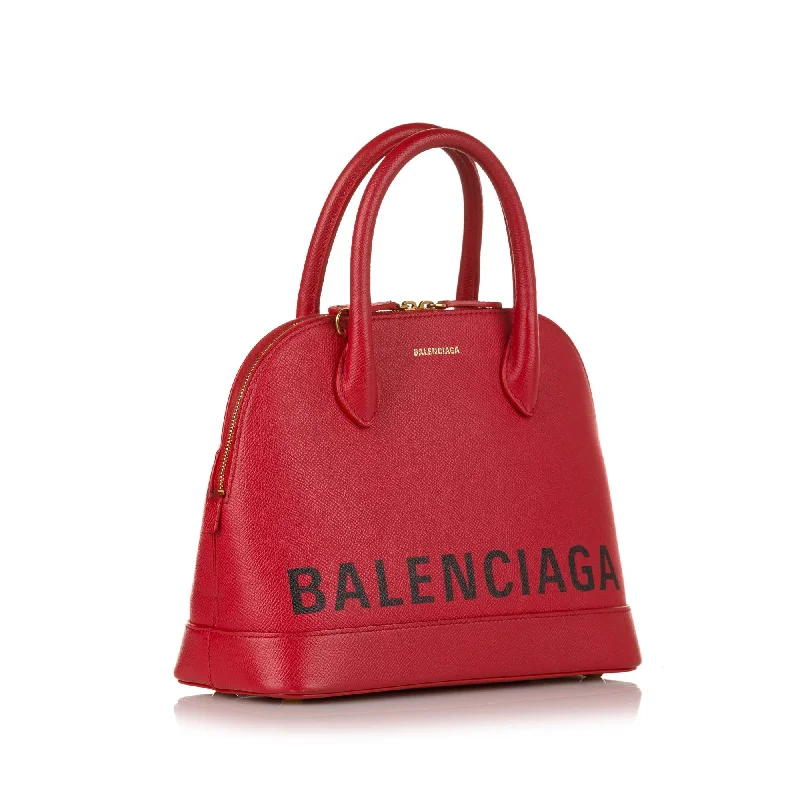 Balenciaga Ville Leather Satchel (SHG-RNCLqi)