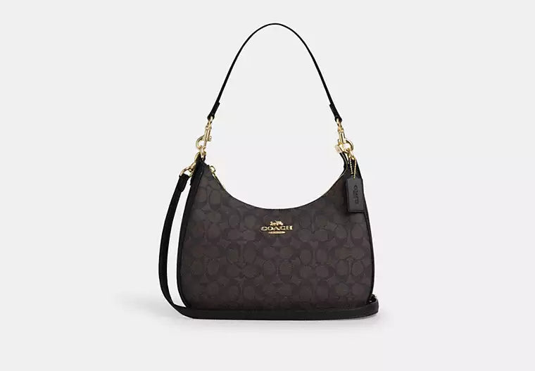 Coach Teri Hobo in Signature Canvas