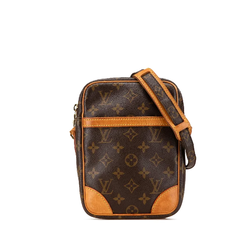 Brown Louis Vuitton Monogram Danube Crossbody Bag