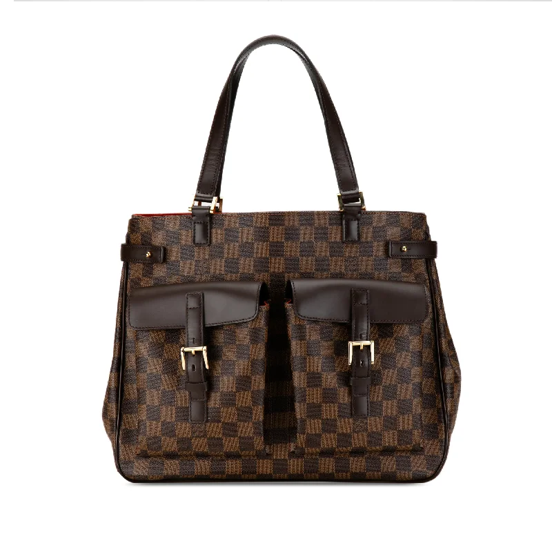 Brown Louis Vuitton Damier Ebene Uzes Tote Bag