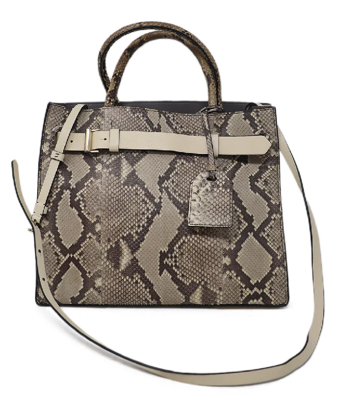 Reed Krakoff Python Leather Satchel