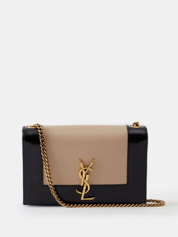 Saint Laurent Kate Small YSL Crossbody Bag (Black 4)