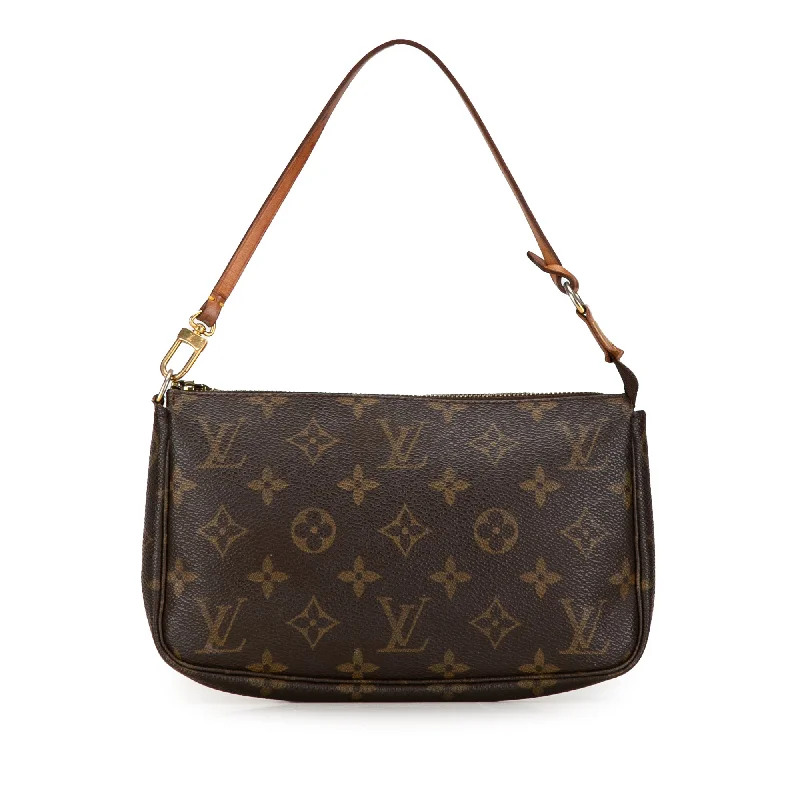 Brown Louis Vuitton Monogram Pochette Accessoires Shoulder Bag