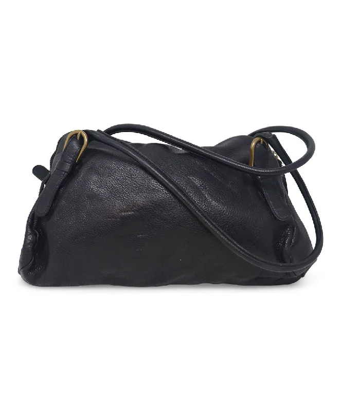 Miu Miu Black Leather Shoulder Bag