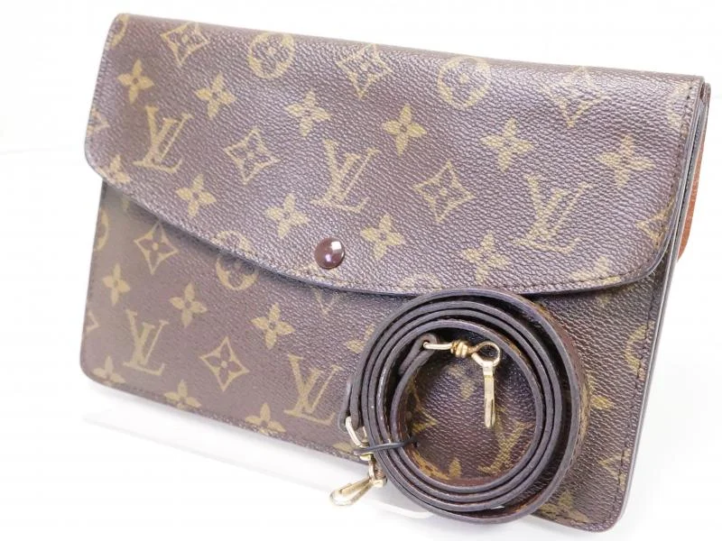 Authentic Pre-owned Louis Vuitton Monogram Vintage Pochette Double Rabat 2-way M51815 No.236 200176