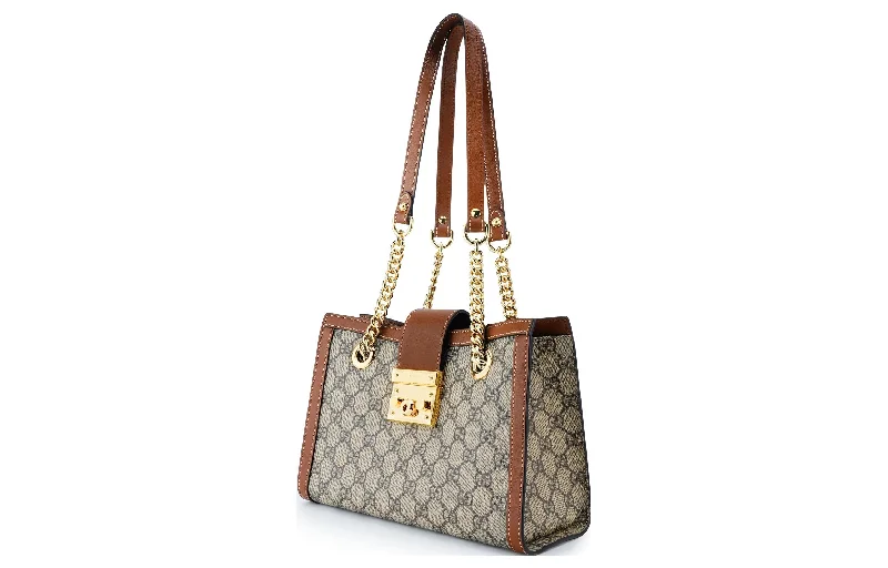 (WMNS) GUCCI Padlock GG Bag Small-Size Brown 498156-KHNKG-8534