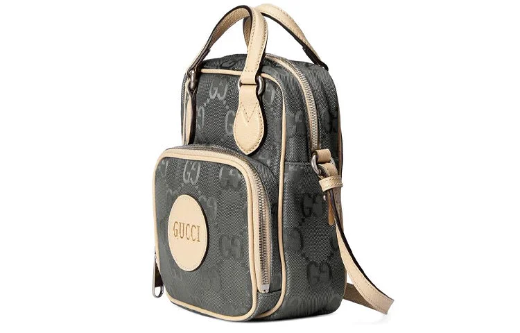 (WMNS) GUCCI Logo Printing Off The Grid Backpack Grey 625850-H9HAN-1263