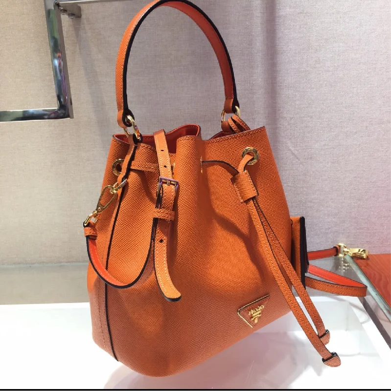 New woman Prada handbag