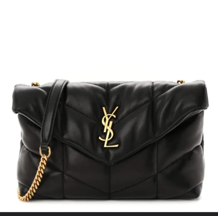 New Arrival AAA Quality YSL Classic Puffer Bag (black)