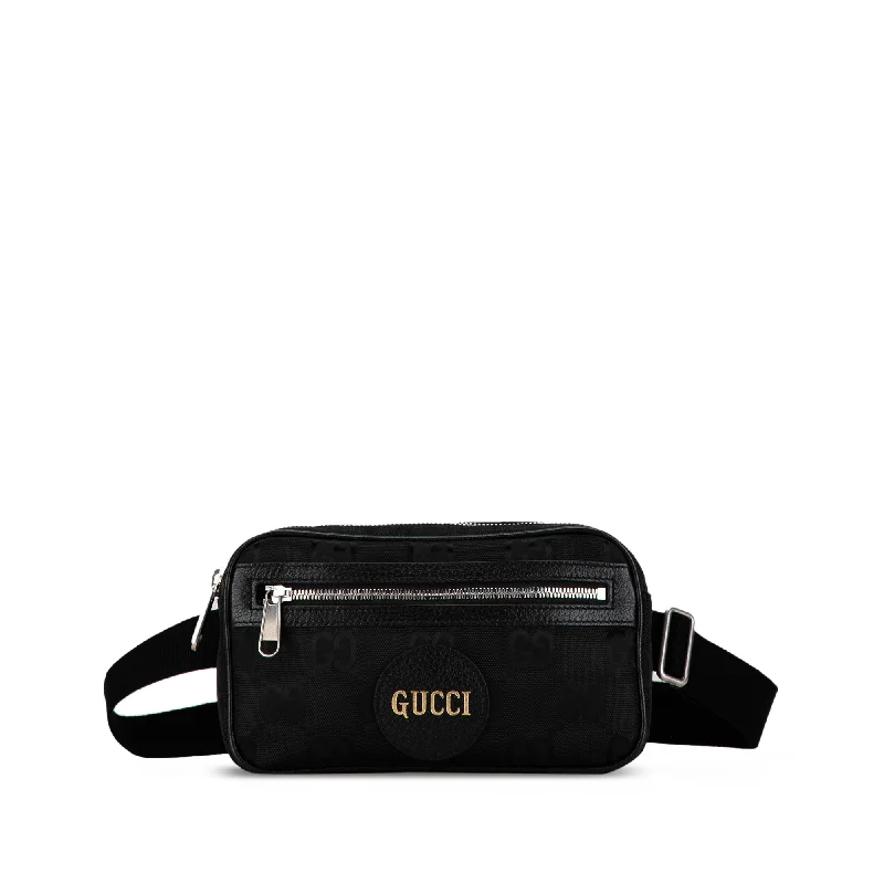 Black Gucci GG Nylon Off The Grid Belt Bag