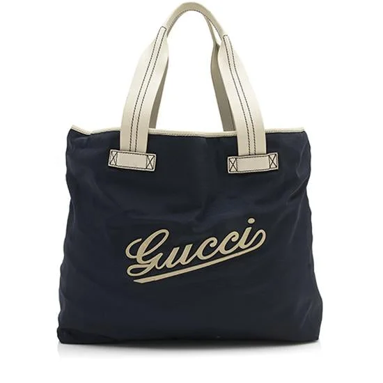 Gucci Nylon Logo Tote