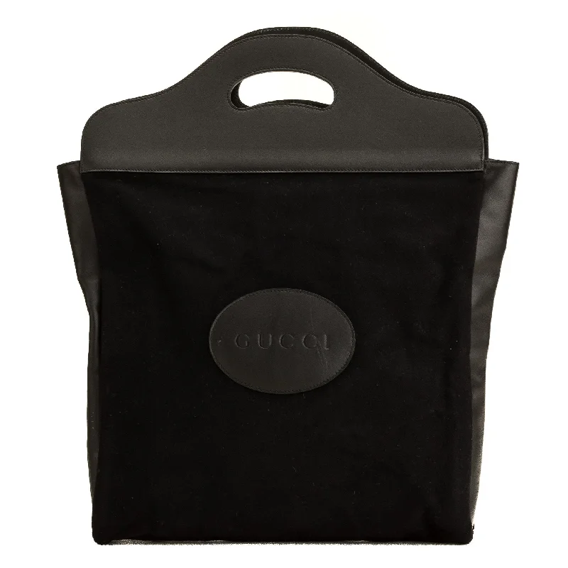 Gucci Black Suede Tote Bag (5101040)