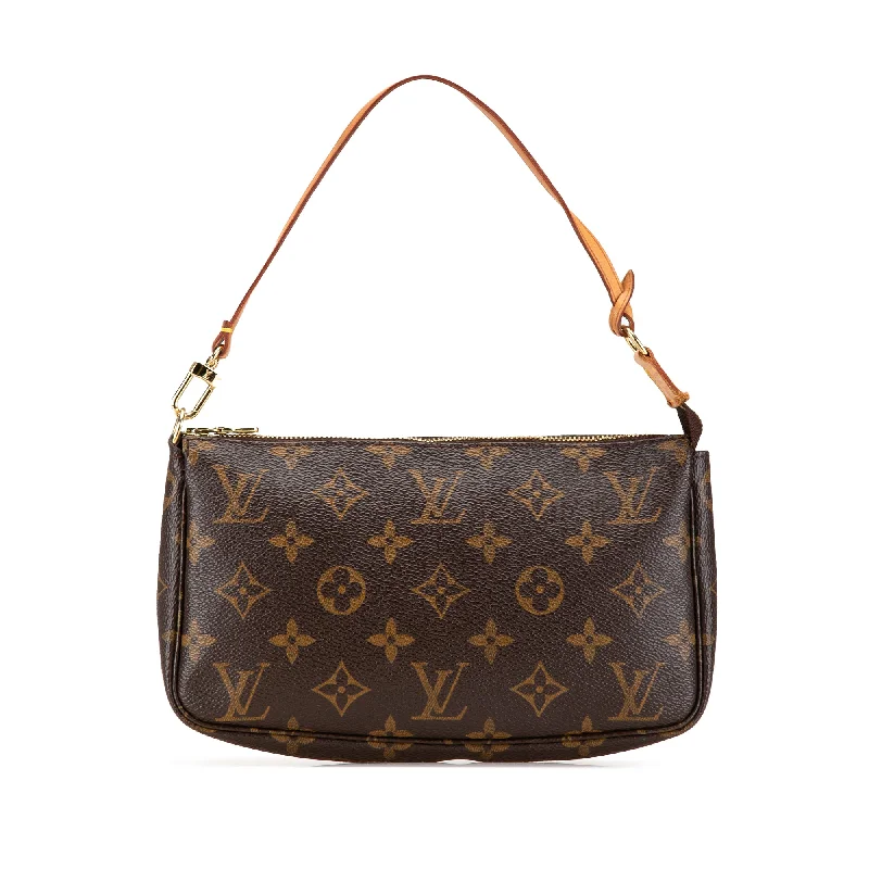 Brown Louis Vuitton Monogram Pochette Accessoires Shoulder Bag