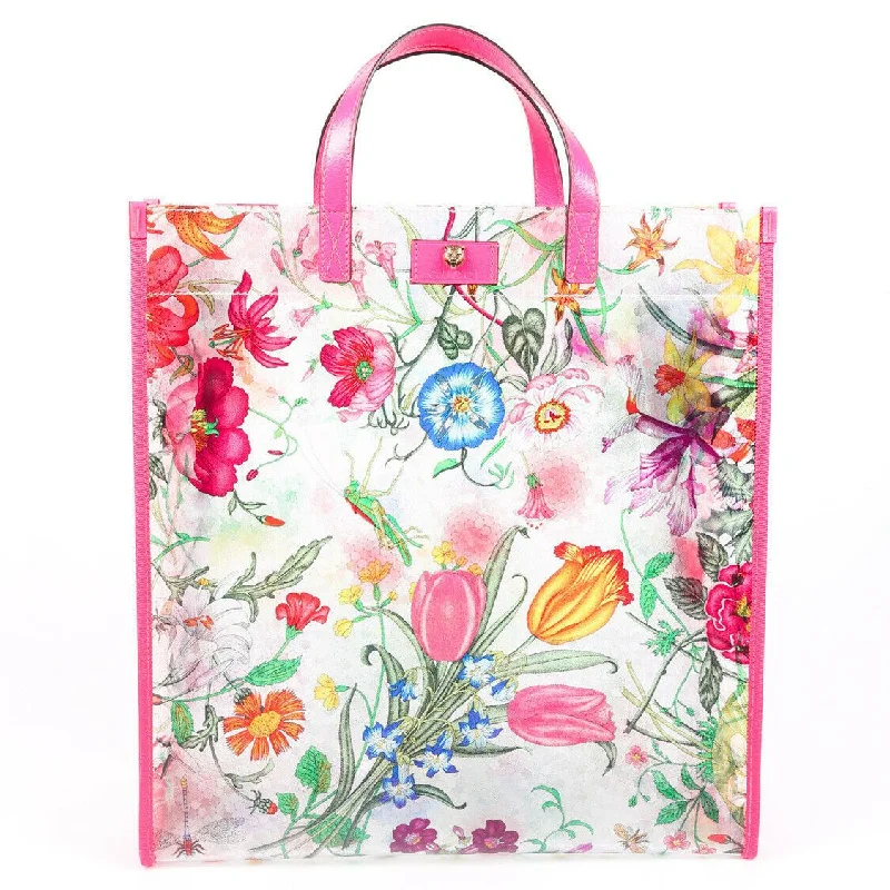 Gucci Bag Flora Multicolor Vinyl Tote