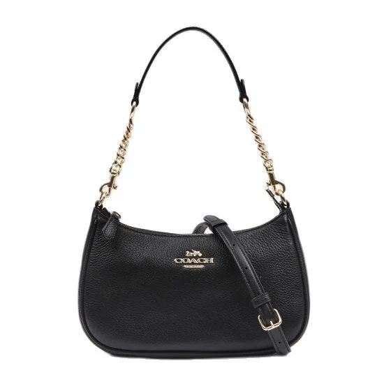 Coach Leather Teri Shoulder Chain Crossbody Bag