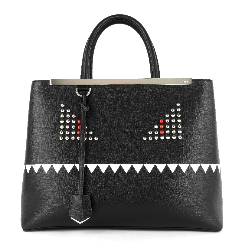 2jours Monster Medium Vitello Leather Elite Studded Bag