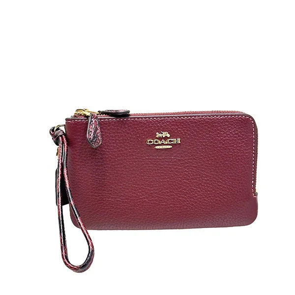 Coach Double Zip Small Wristlet