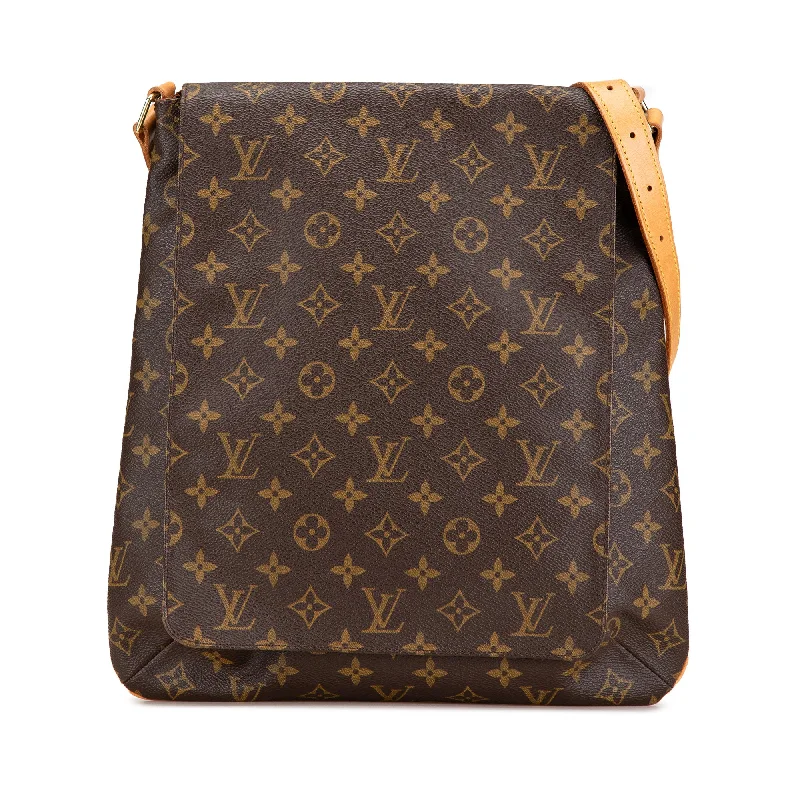 Brown Louis Vuitton Monogram Musette Salsa GM Crossbody Bag