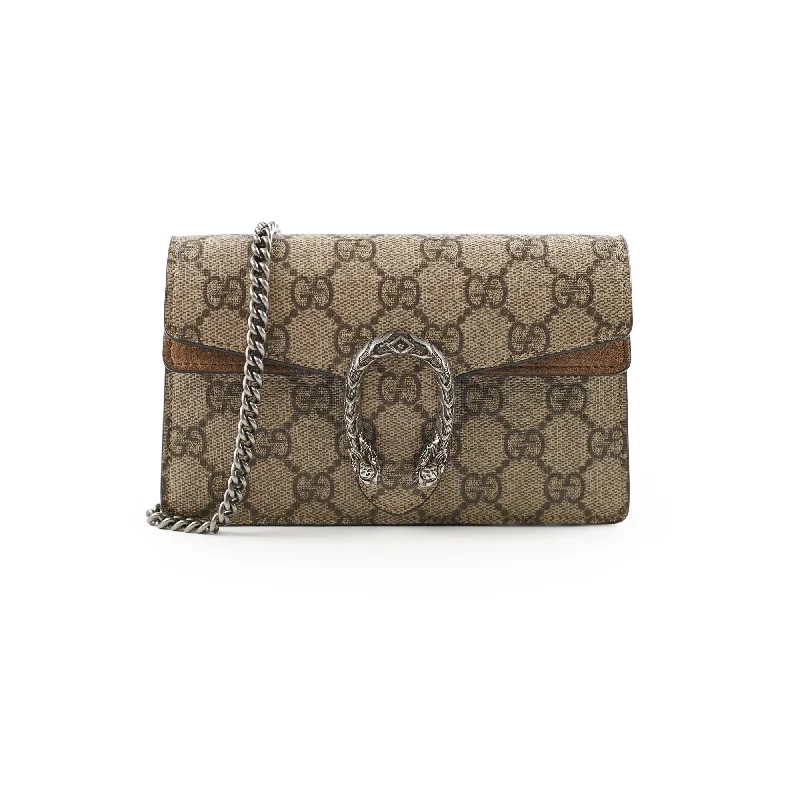 Gucci Supermini Dionysus Supreme GG Bag Beige