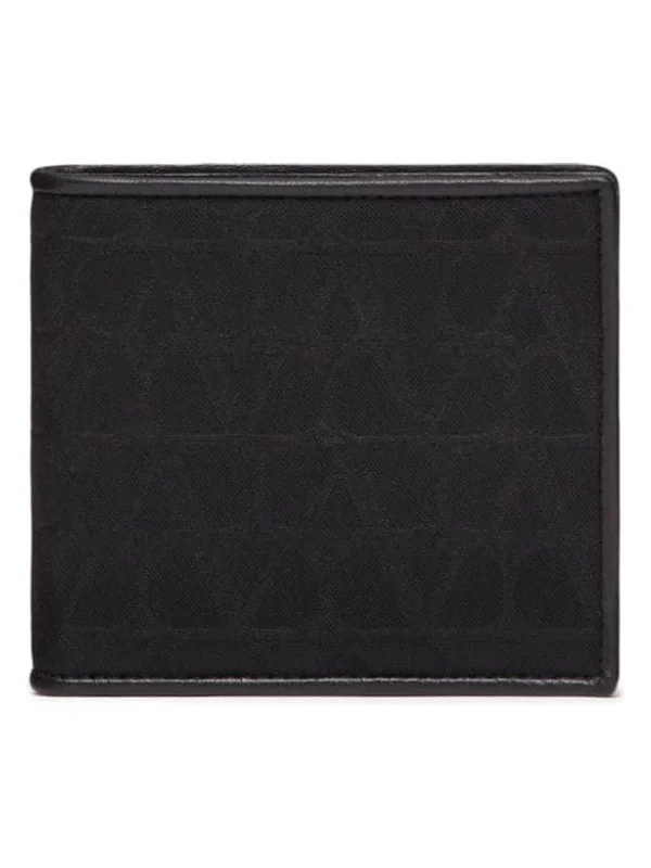 Men's Billfold Wallet Only Card Toile Iconogra in Nero | 5Y2P0654PQE