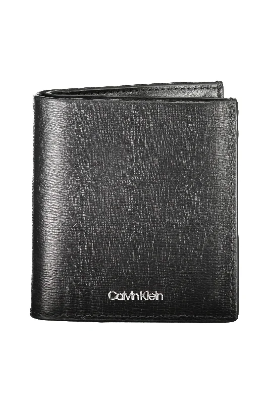 Calvin Klein Black Leather Men Wallet