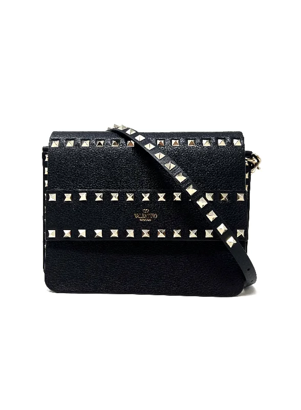 Valentino WDB! Rockstud Grainy Calf Crossbody Bag