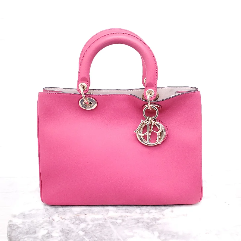 CHRISTIAN DIOR FUSCHIA DIORISSIMO MEDIUM HANDBAG