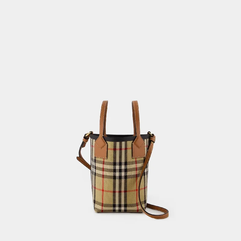 Ls Mn London Bag - Burberry - Leather - Beige