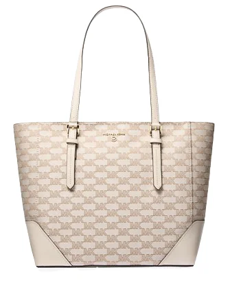 Michael Michael Kors Aria Large Signature Logo Jacquard Tote Bag