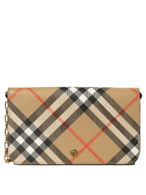 Women's "check" Crossbody Bag in Beige | 8095123