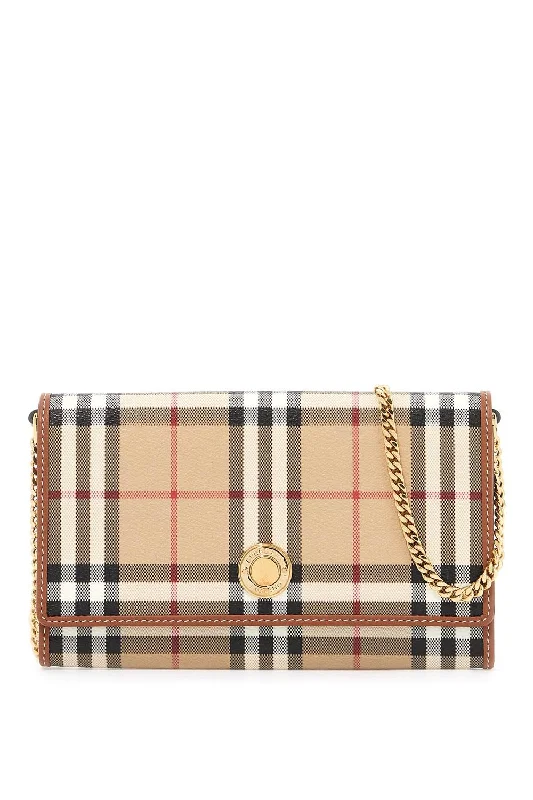 Women's Ered\n\ncheckered Mini Crossbody Bag in Beige | 8094420