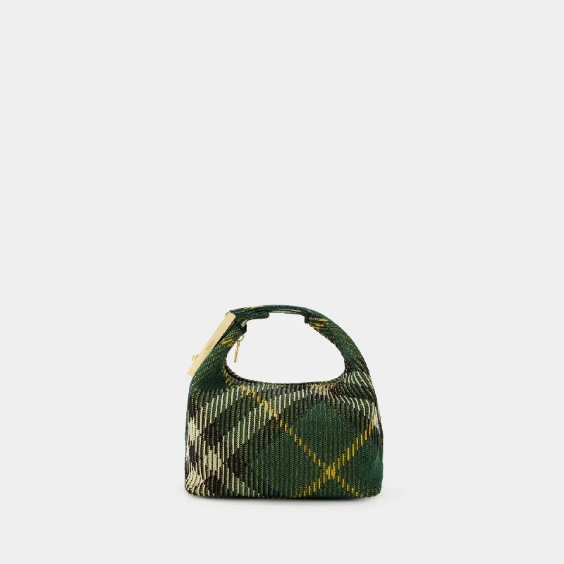 Mini Peg Purse - Burberry - Nylon - Green