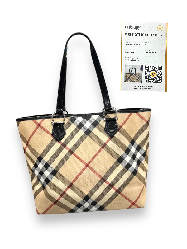 Tote Luxury Designer By Burberry, Size: Large