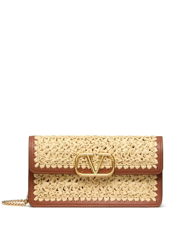 Women's Vlogo Signature Wallet W/strap in Natursell | 5W2P0S93PXW