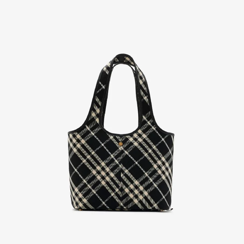 Women's Nova Check Hand Bag in Blackcalic | 8094686159199