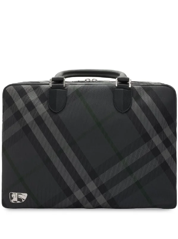 Men's Heritage Briefcase in Charcoal | 8097348159396