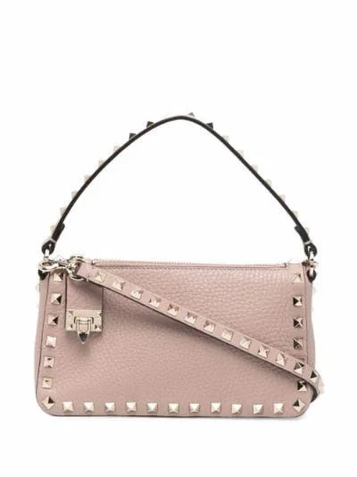 Women's Small Rockstud Crossbody Bag in Poudre | 5W2B0J47VSF