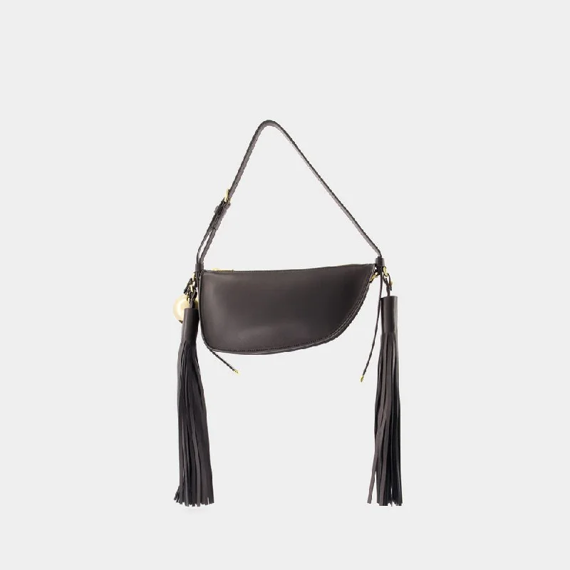 Women's Mini Shield Sling Shoulder Bag in Black | 8095704