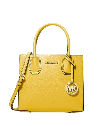 Michael Michael Kors Mercer Medium Pebbled Leather Crossbody Bag