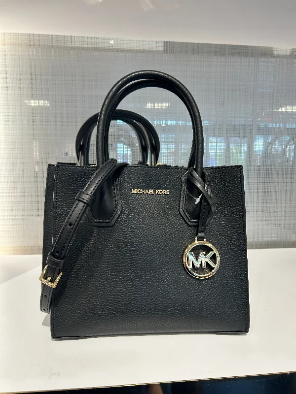 Michael Kors Mercer Medium Satchel In Black (Incoming stock)