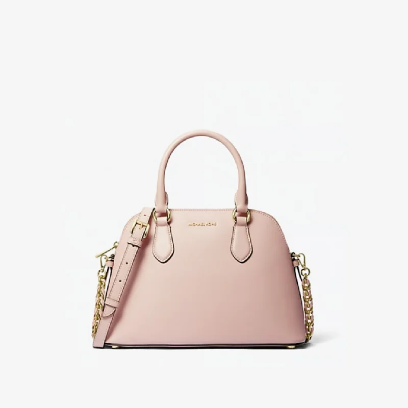 Michael Kors Veronica Dome Satchel In Soft Pink