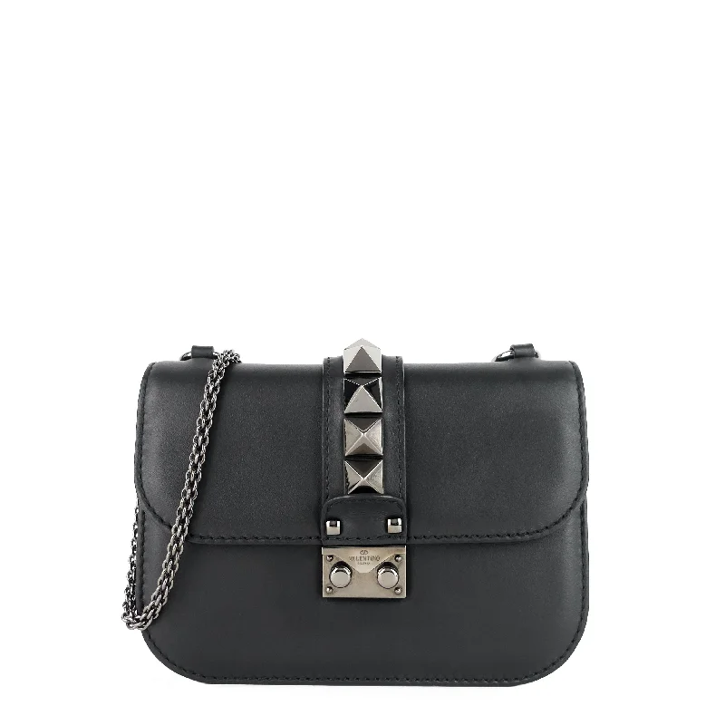 Glam Lock Small Leather Bag