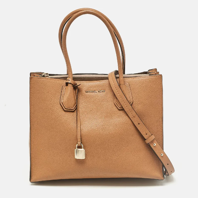 Brown Leather Large Mercer Tote