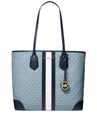 Michael Michael Kors Eva Large Logo Stripe Tote Bag