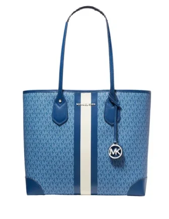 Michael Michael Kors Eva Large Logo Stripe Tote Bag