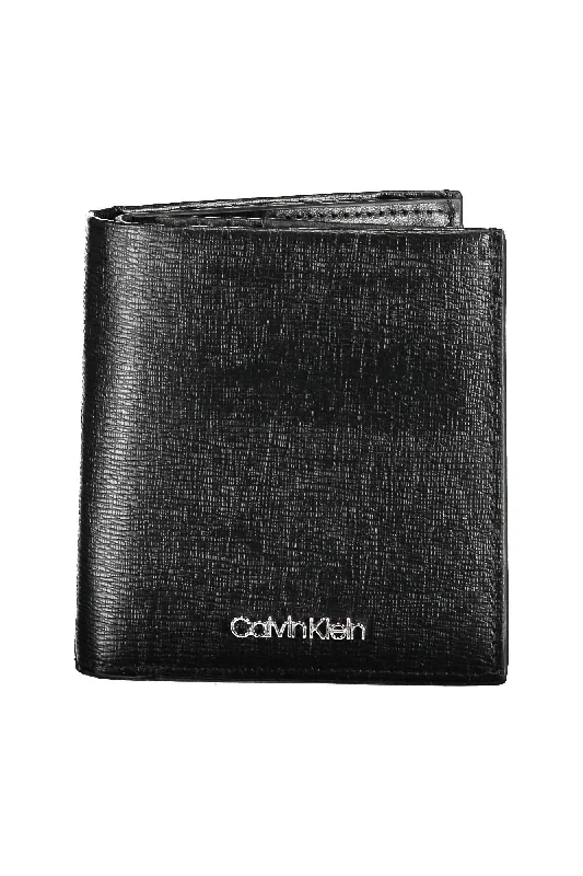 Calvin Klein Black Leather Mens Wallet