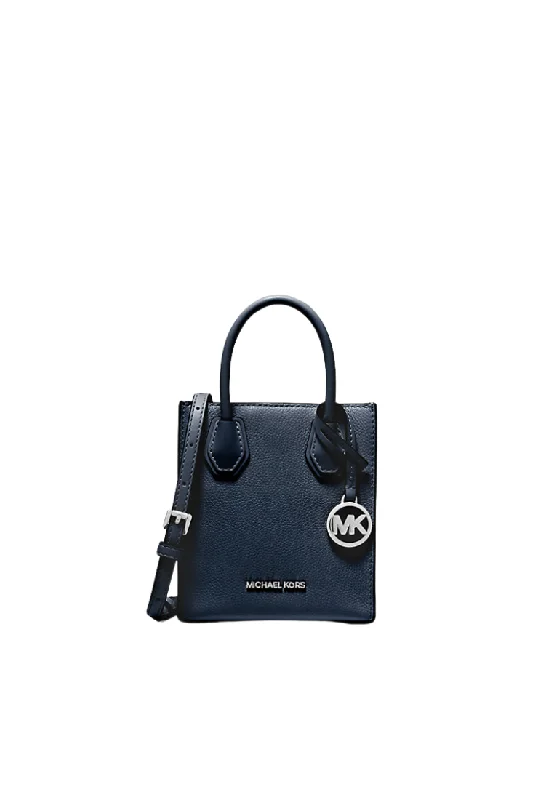 Michael Kors Mercer Extra Small Crossbody Bag In Navy 35H1SM9C0L